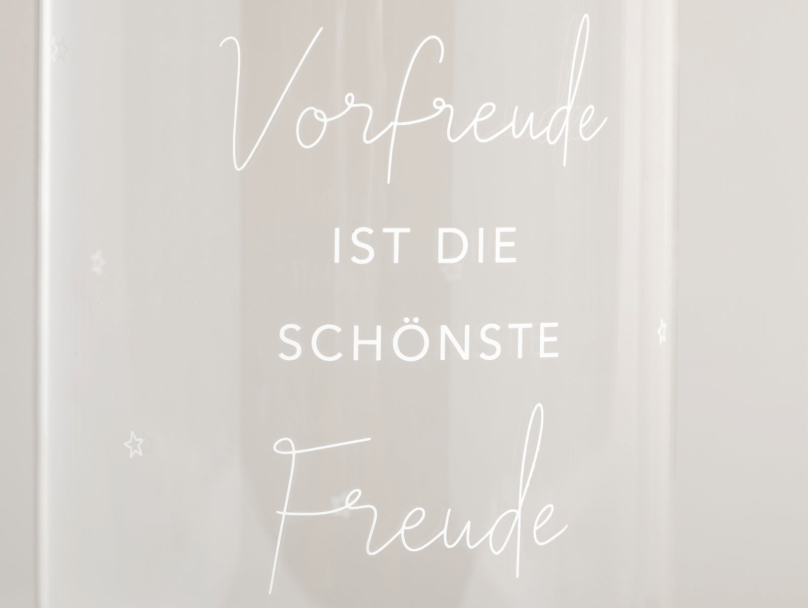 Eulenschnitt Vorratsglas Vorfreude klar 25cm Lifestyle 3