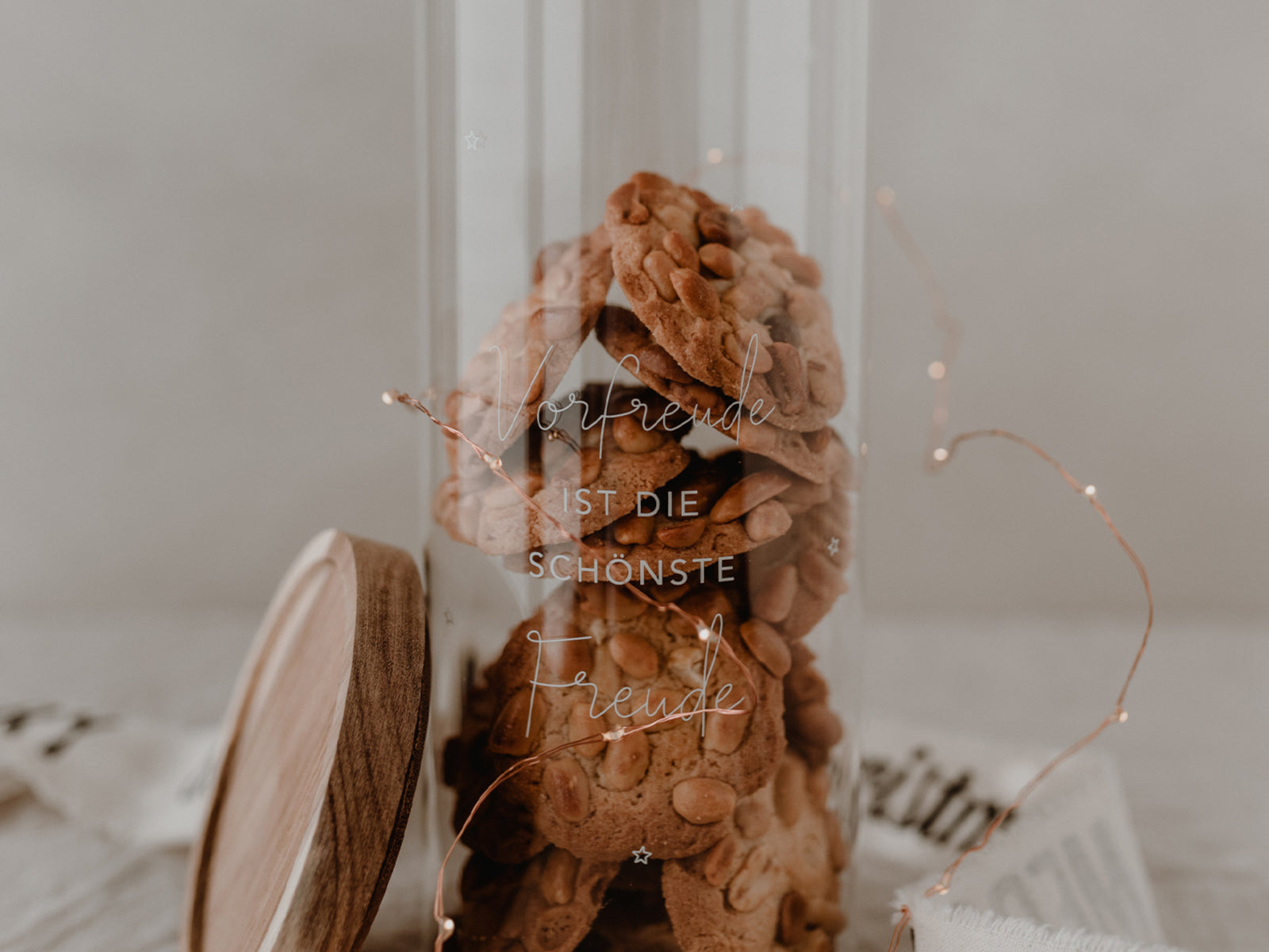 Eulenschnitt Vorratsglas Vorfreude klar 25cm Lifestyle 5