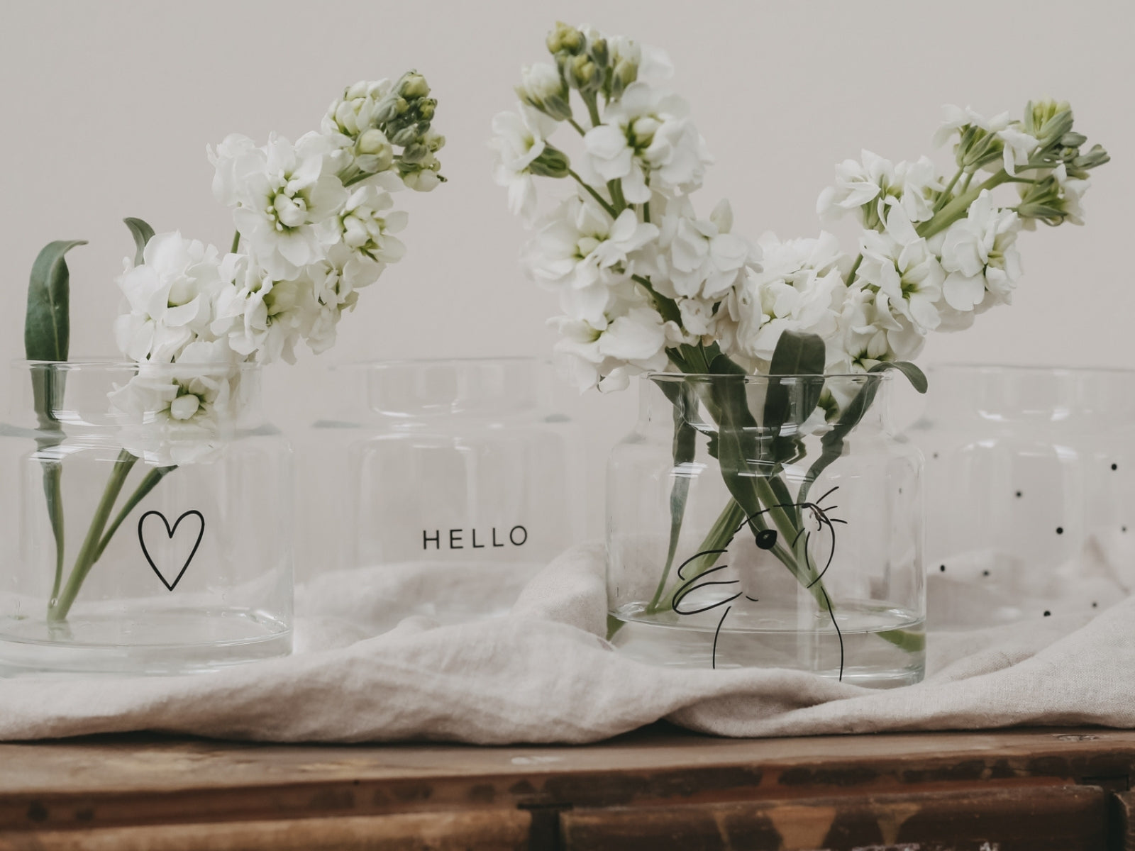 Eulenschnitt Glas Vase Hase 10cm - Produktbild 5