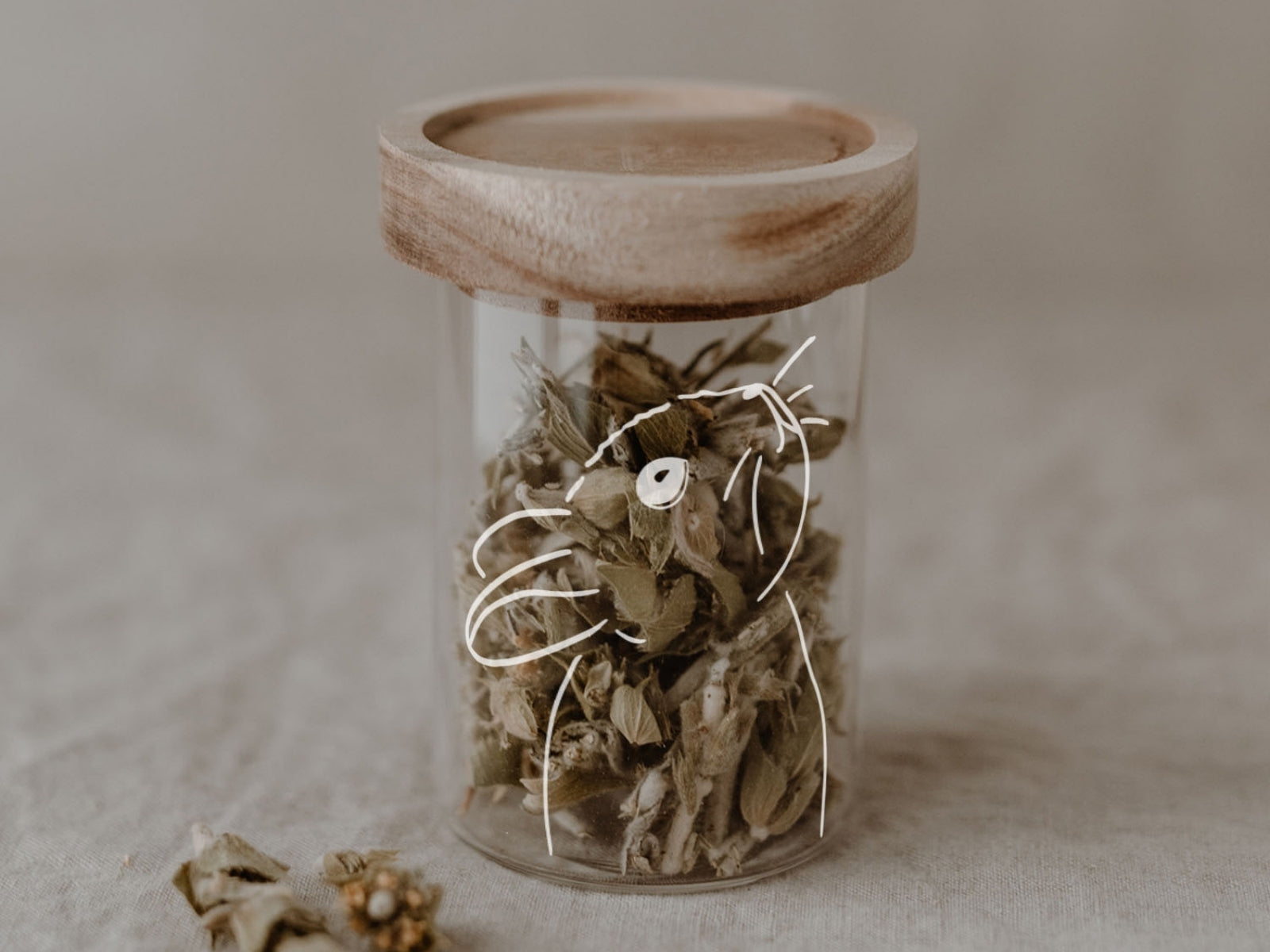 Eulenschnitt Mini Vorratsglas Hase 9cm - Produktbild 2