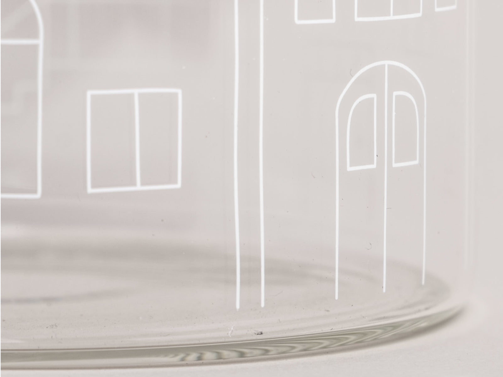 Eulenschnitt Vorratsglas Häuser klar 19cm Lifestyle 2