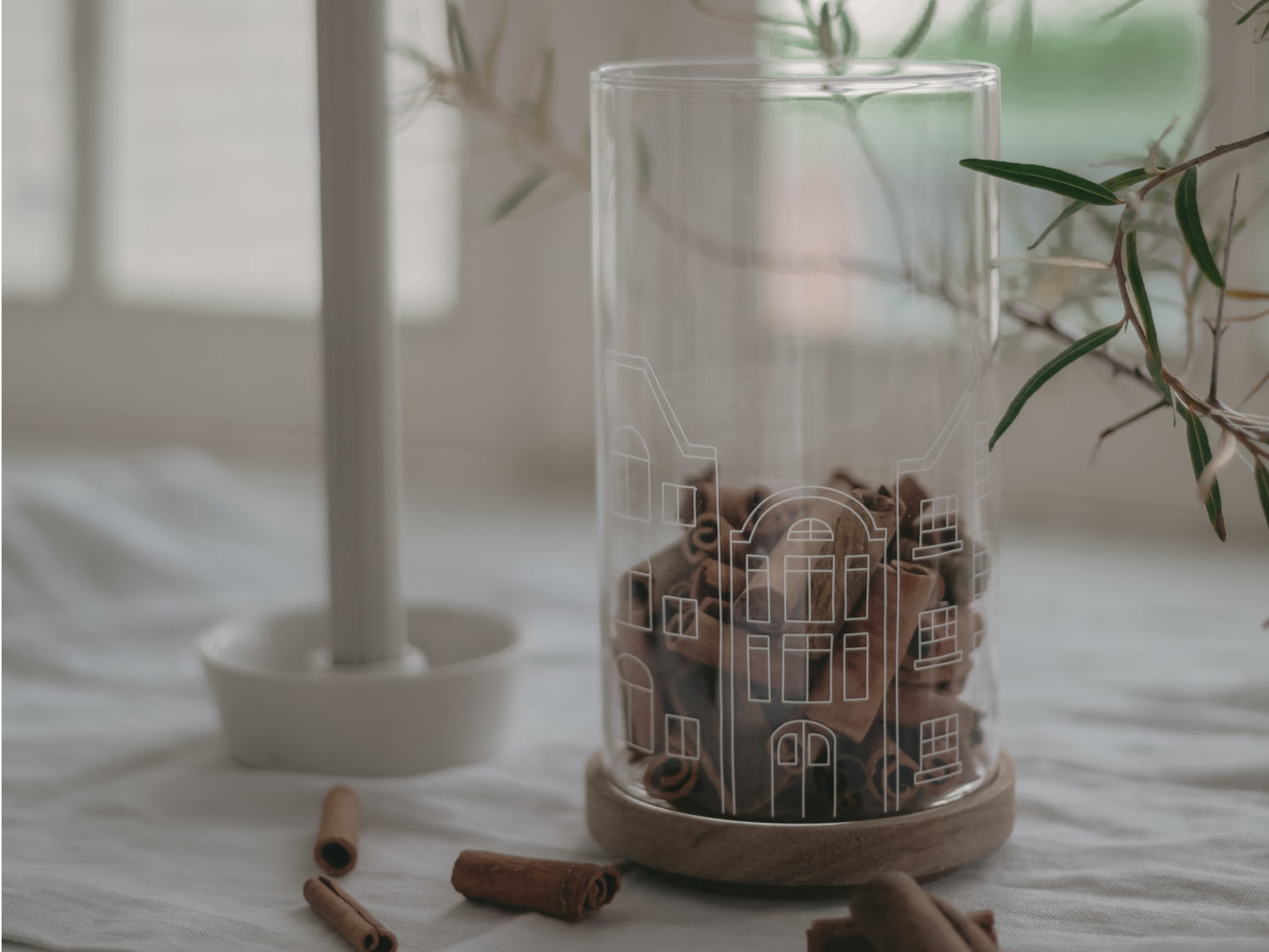 Eulenschnitt Vorratsglas Häuser klar 19cm Lifestyle 5