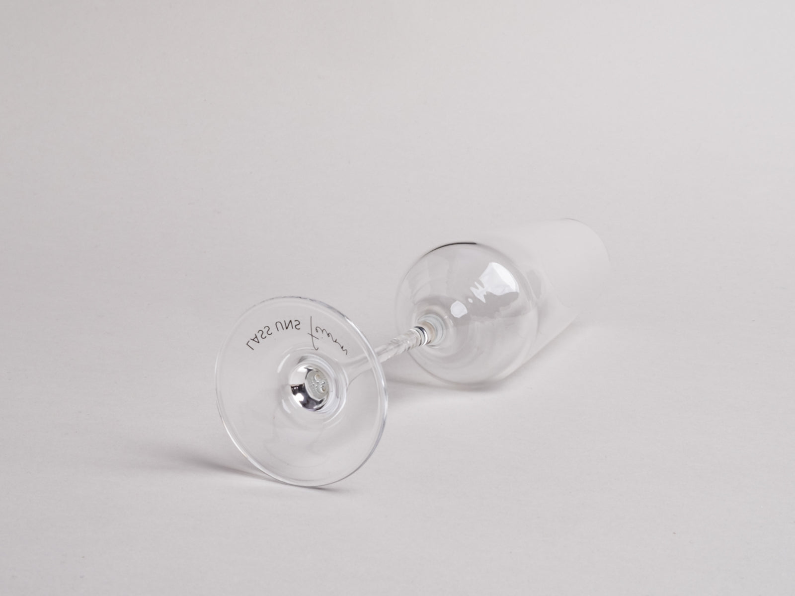 Eulenschnitt Sektglas Lass uns feiern klar 2,1l Lifestyle 1