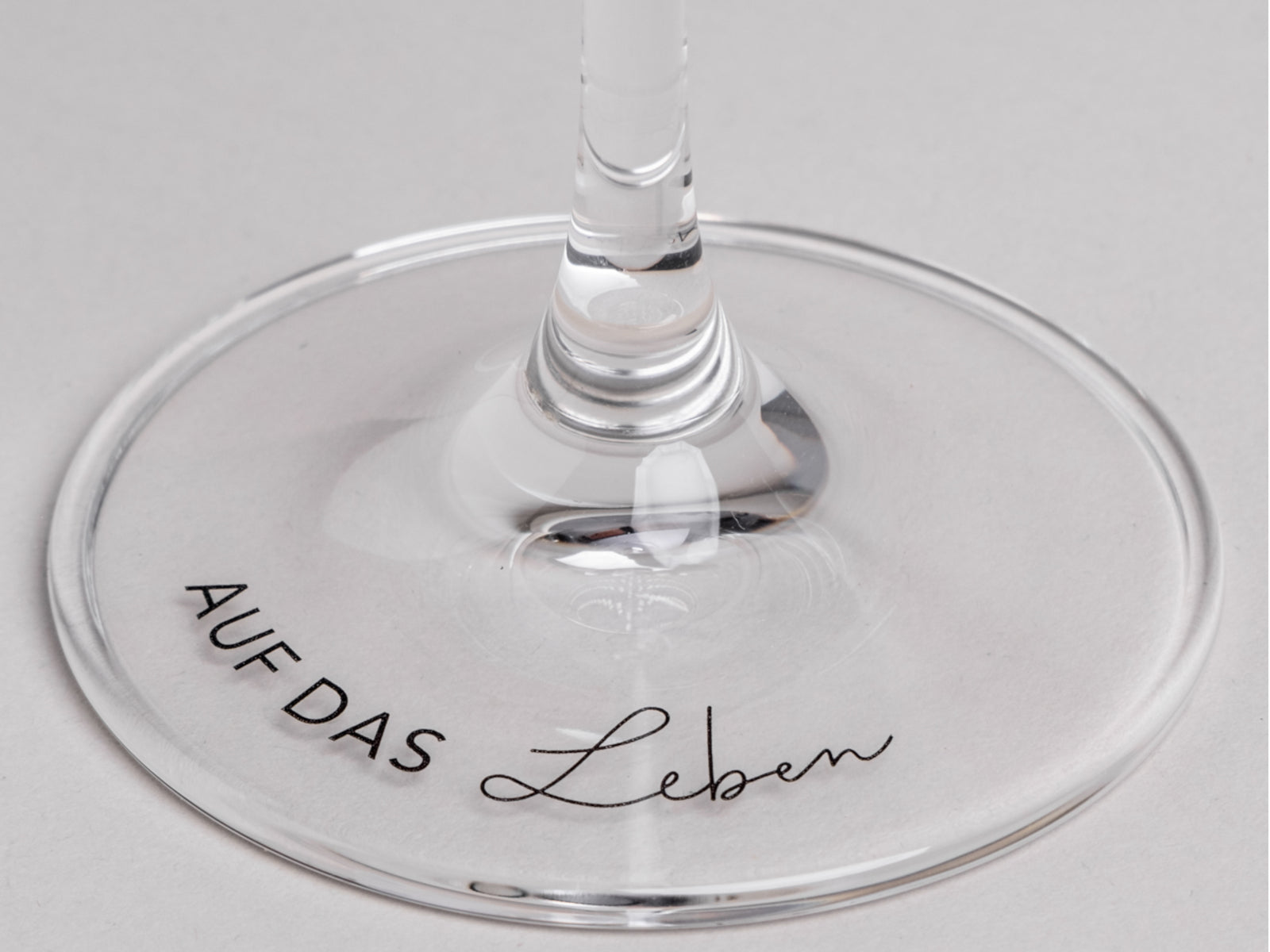 Eulenschnitt Sektglas Auf das Leben klar 2,1l Lifestyle 2