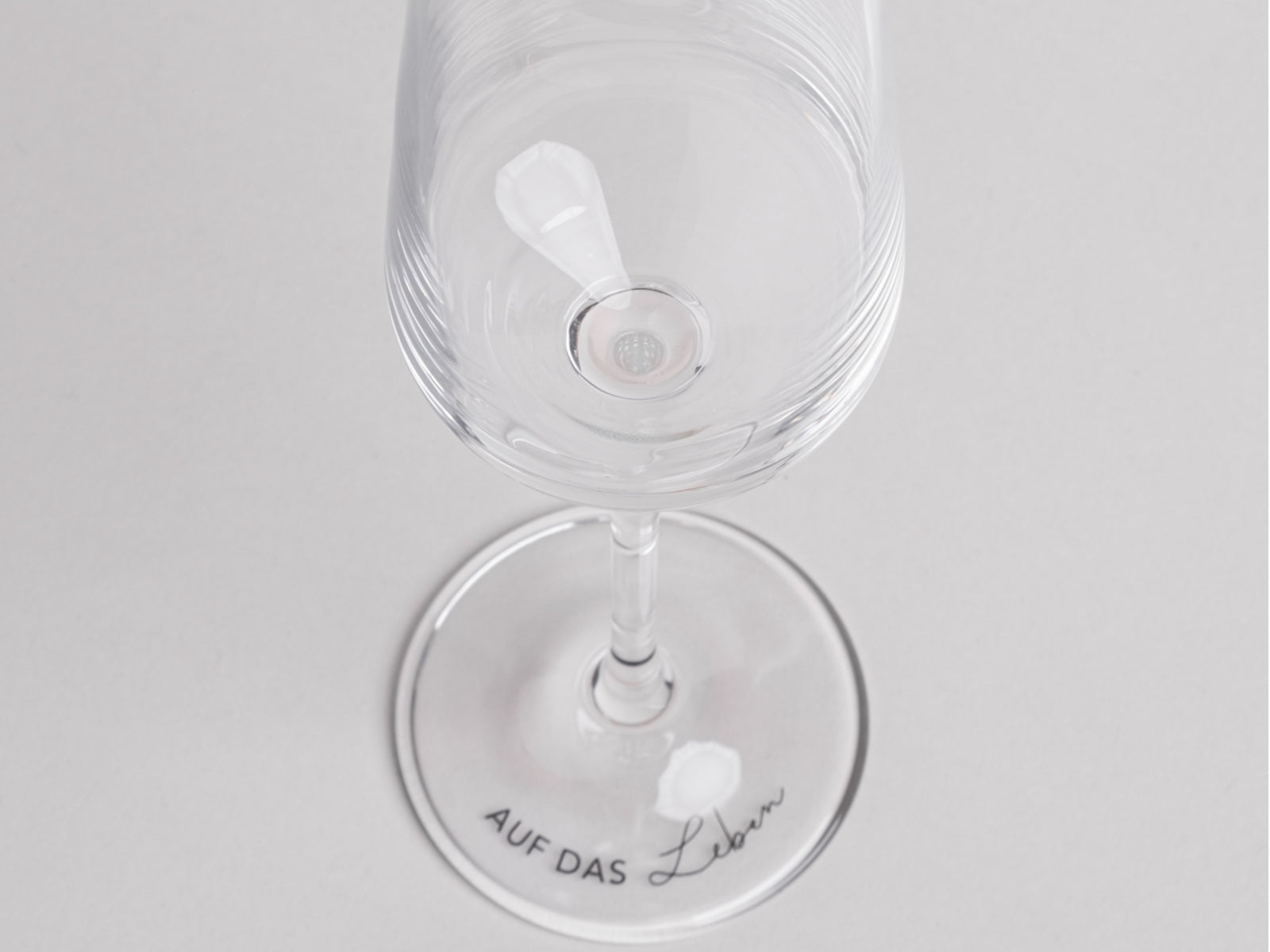 Eulenschnitt Sektglas Auf das Leben klar 2,1l Lifestyle 1