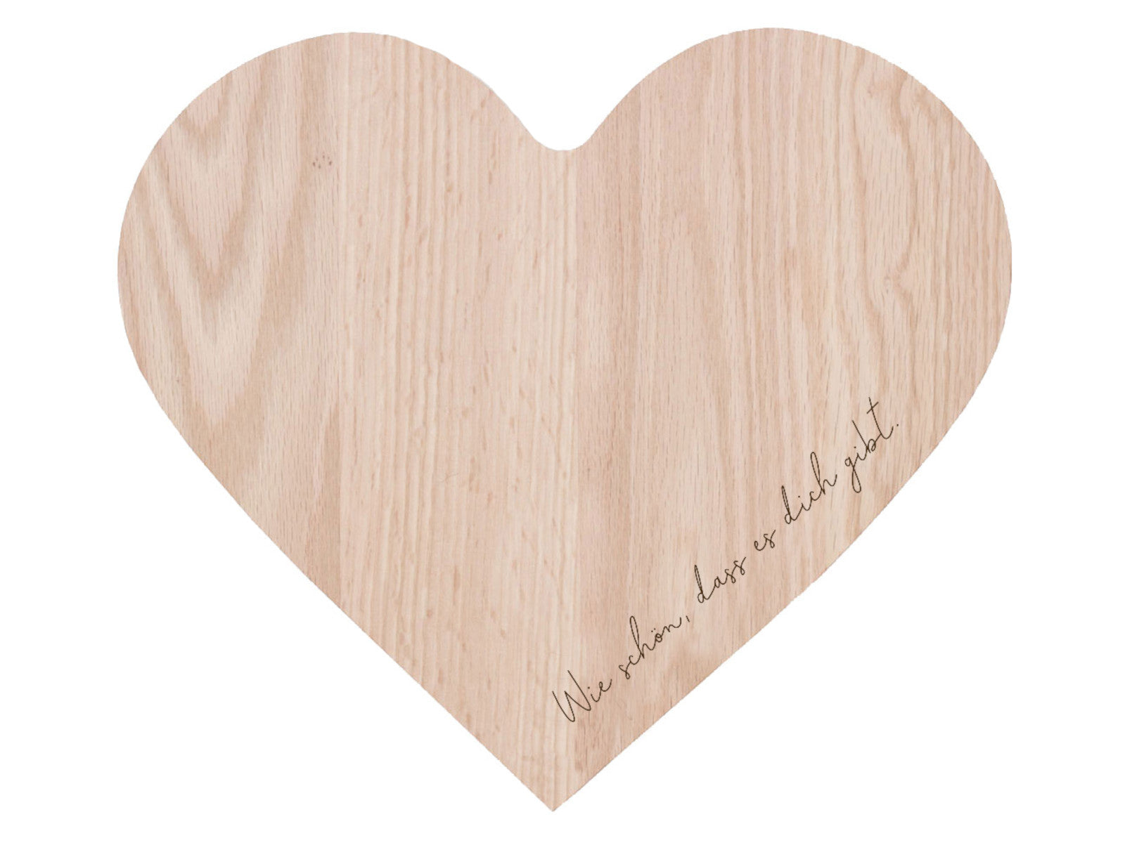 Eulenschnitt Frühstücksbrett Herz 24cm Freisteller 1