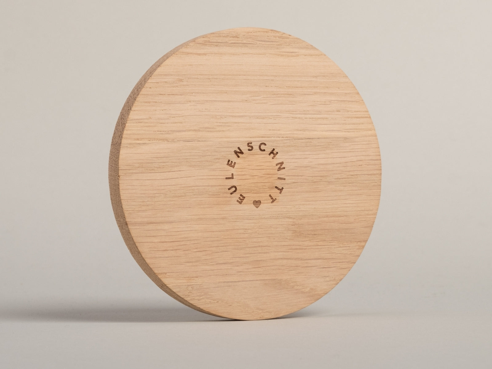 Eulenschnitt Untersetzer aus Eiche Hase 11,2cm - Produktbild 3