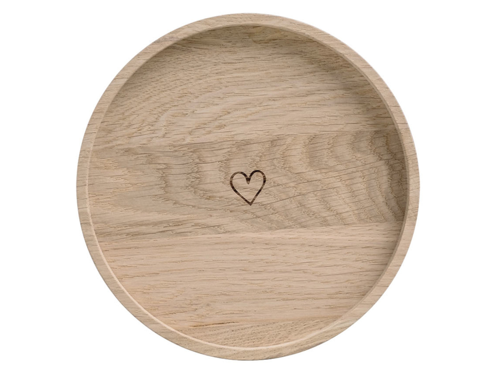 Eulenschnitt Mini Tablett rund Herz 16cm Freisteller 1