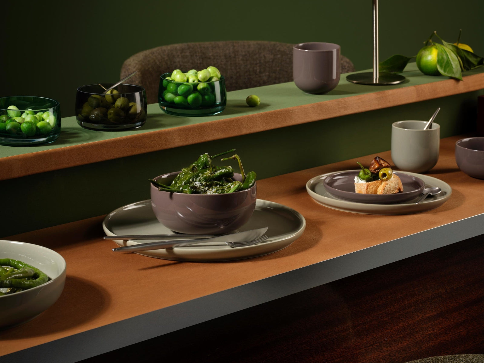 ASA coppa Gourmetteller shiso 22cm Lifestyle 3