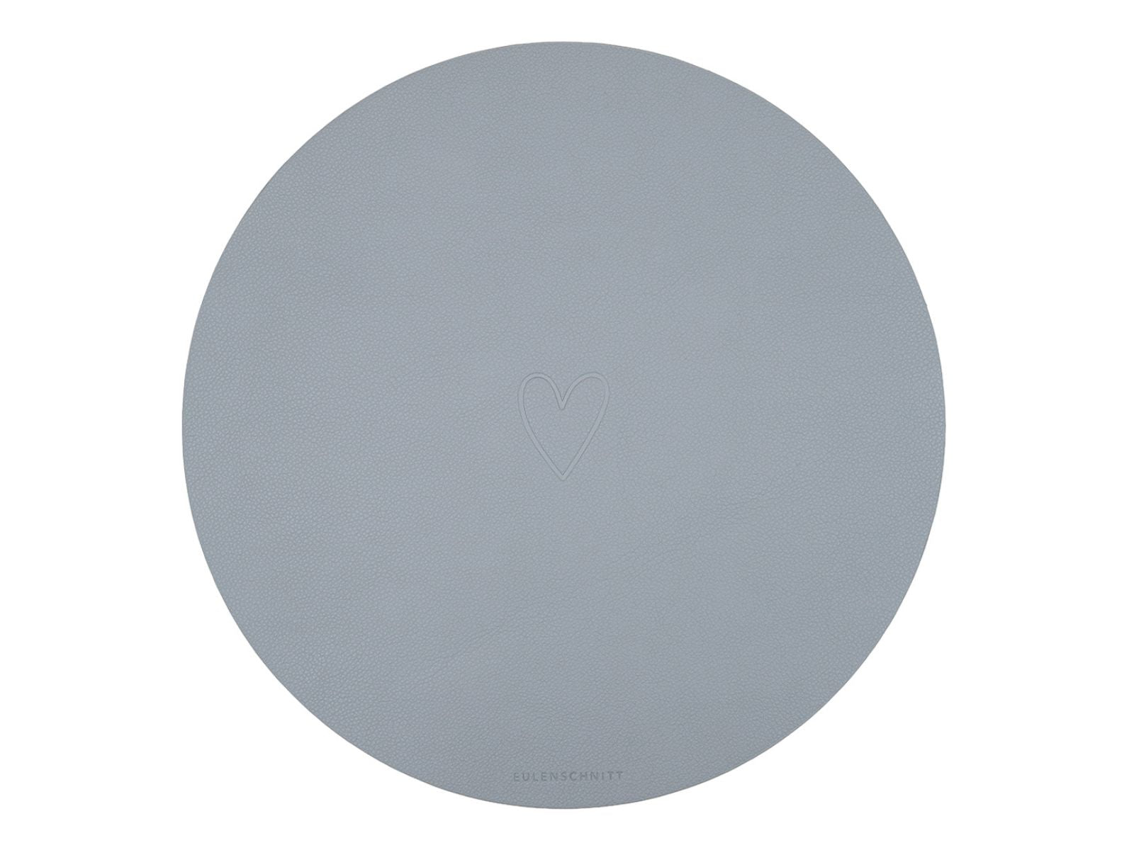 Eulenschnitt Platzset Herz wendbar grau 35cm - Produktbild 2