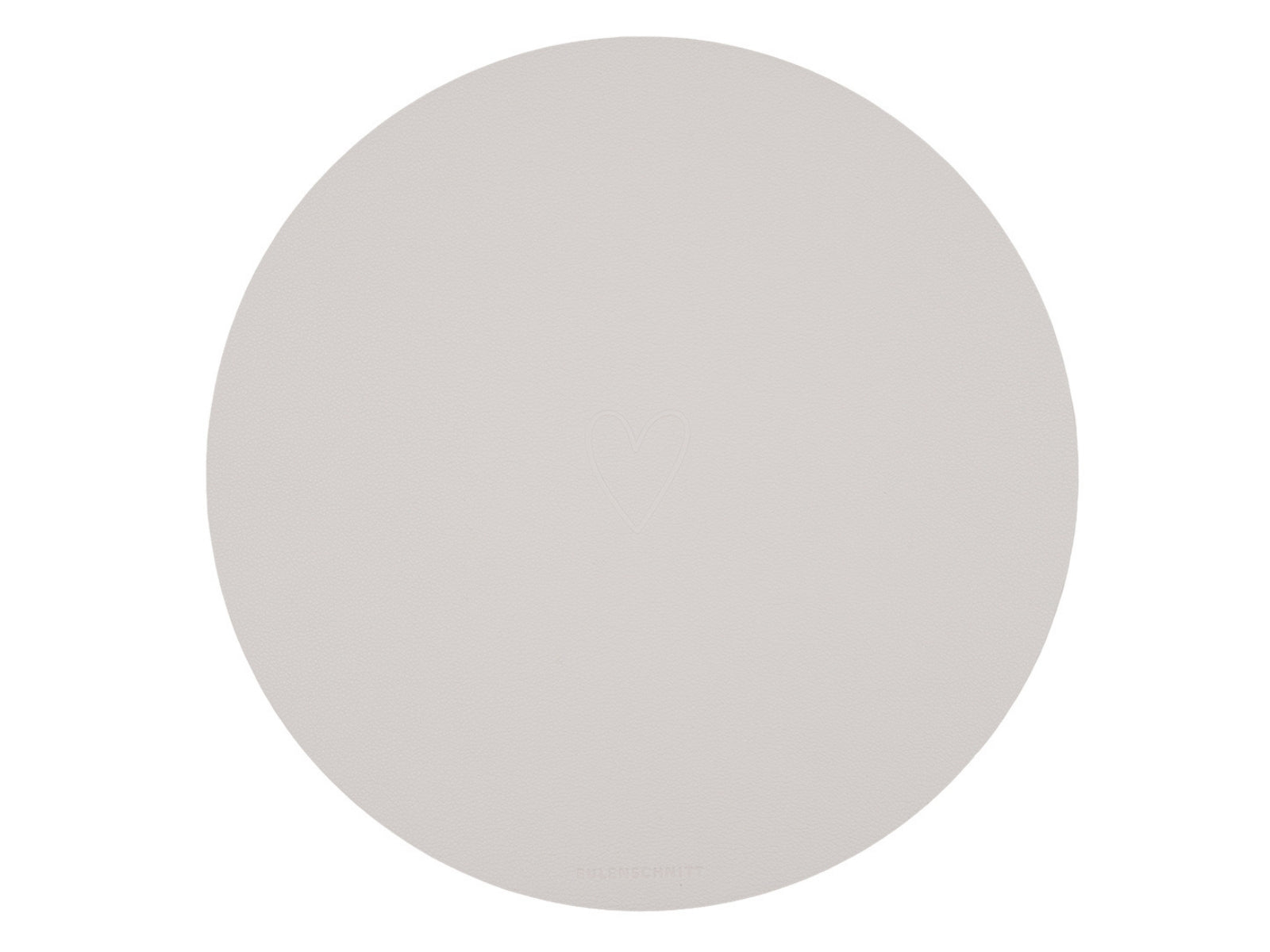 Eulenschnitt Platzset Herz wendbar creme 35cm - Produktbild 2