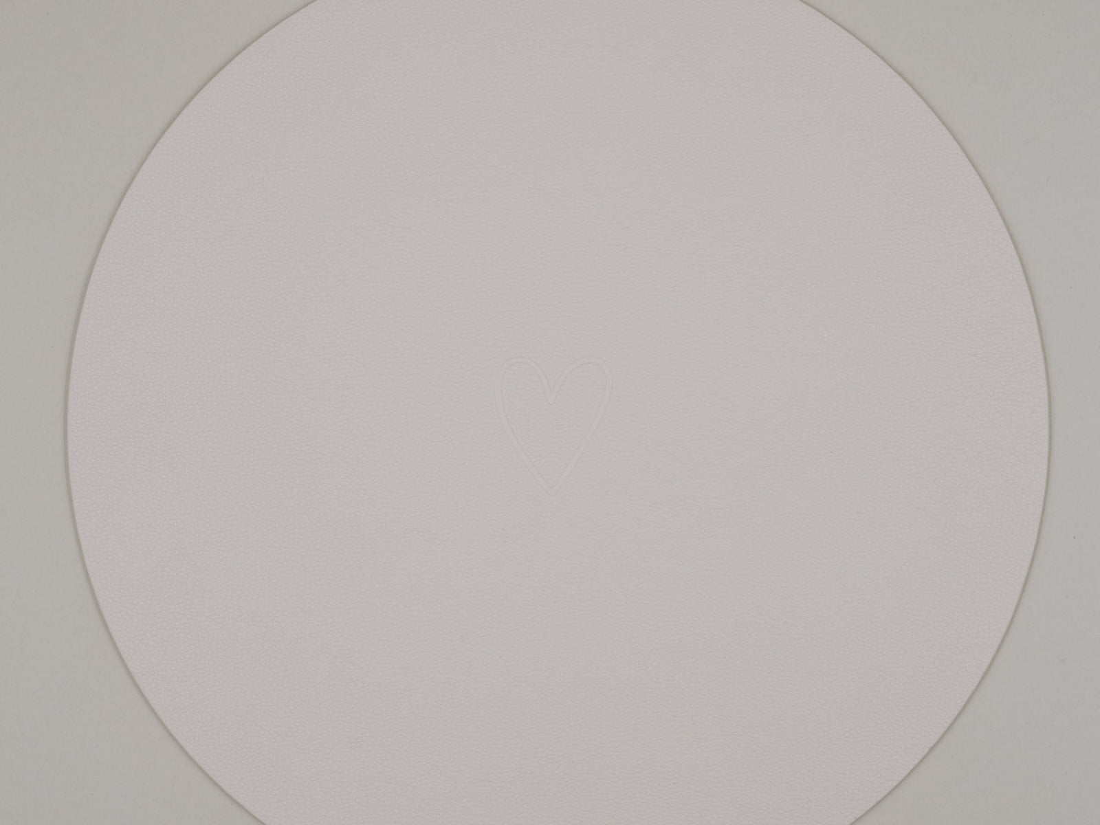 Eulenschnitt Platzset Herz wendbar creme 35cm - Produktbild 3