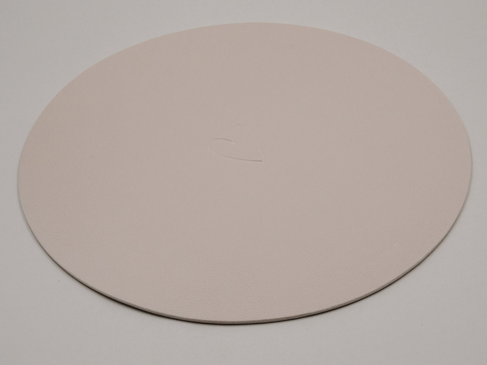 Eulenschnitt Platzset Herz wendbar creme 35cm - Produktbild 4