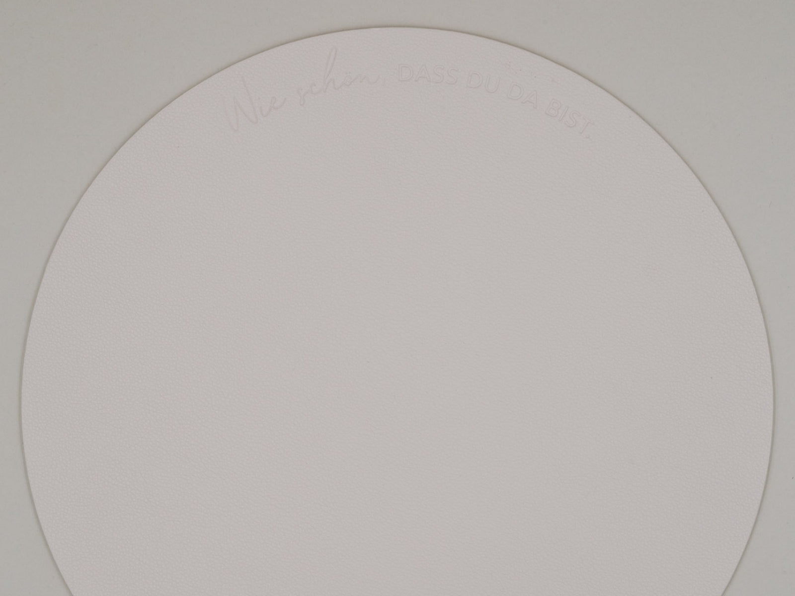 Eulenschnitt Platzset Wie schön wendbar creme 35cm - Produktbild 3