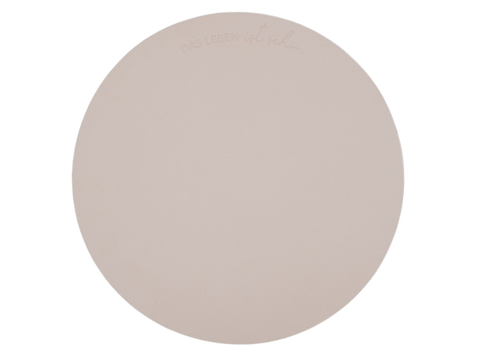 Eulenschnitt Platzset Das Leben wendbar creme 35cm - Produktbild 2