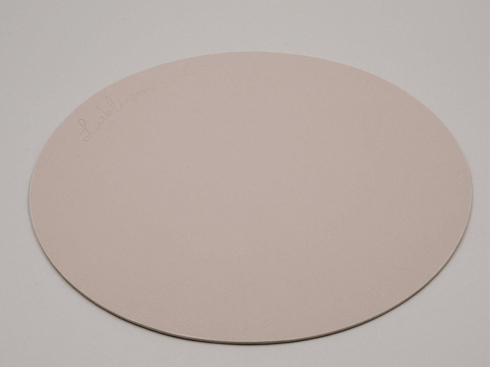 Eulenschnitt Platzset Lieblingsmensch wendbar creme 35cm - Produktbild 4