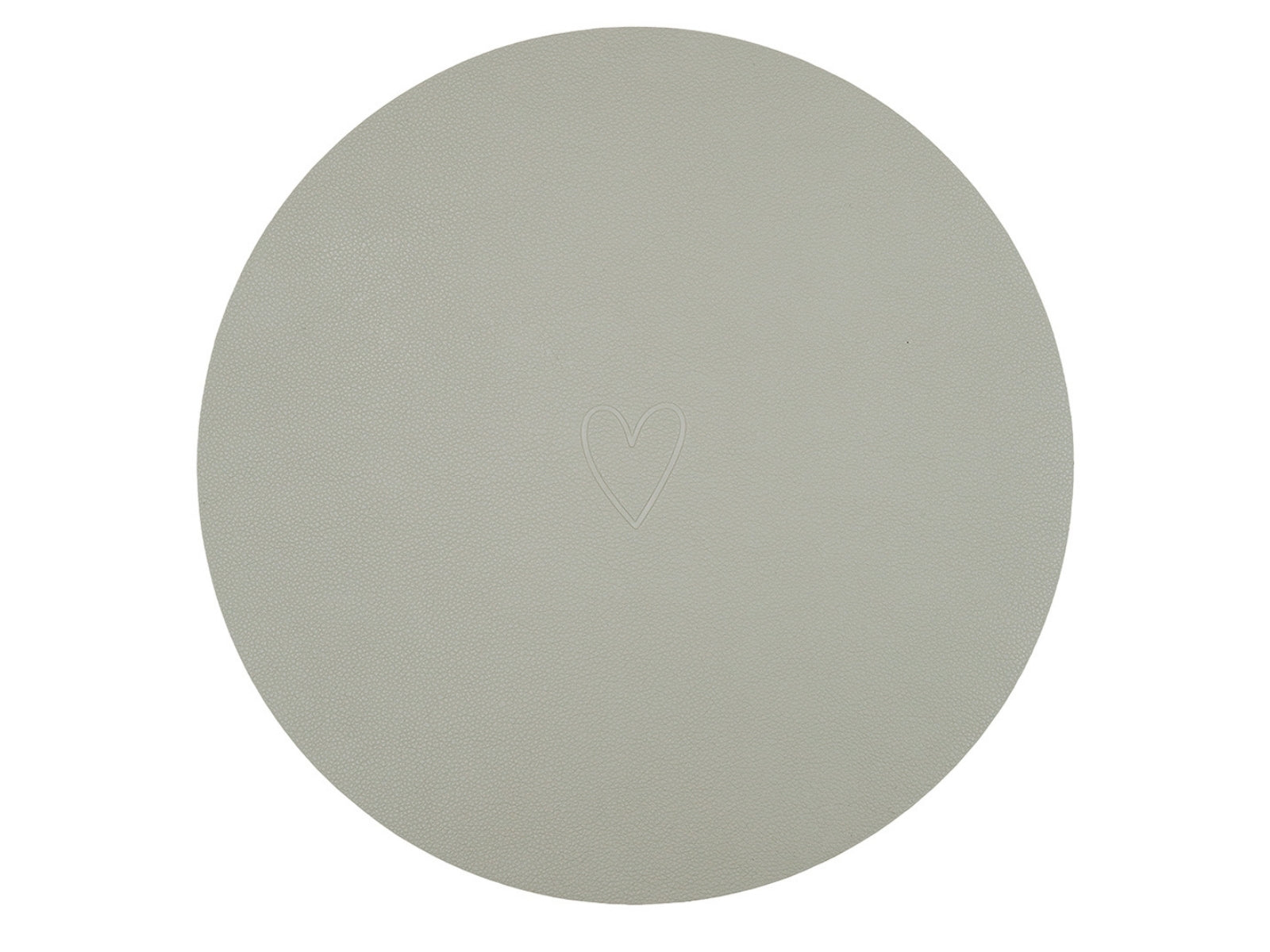 Eulenschnitt Platzset Herz wendbar grün 35cm - Produktbild 2