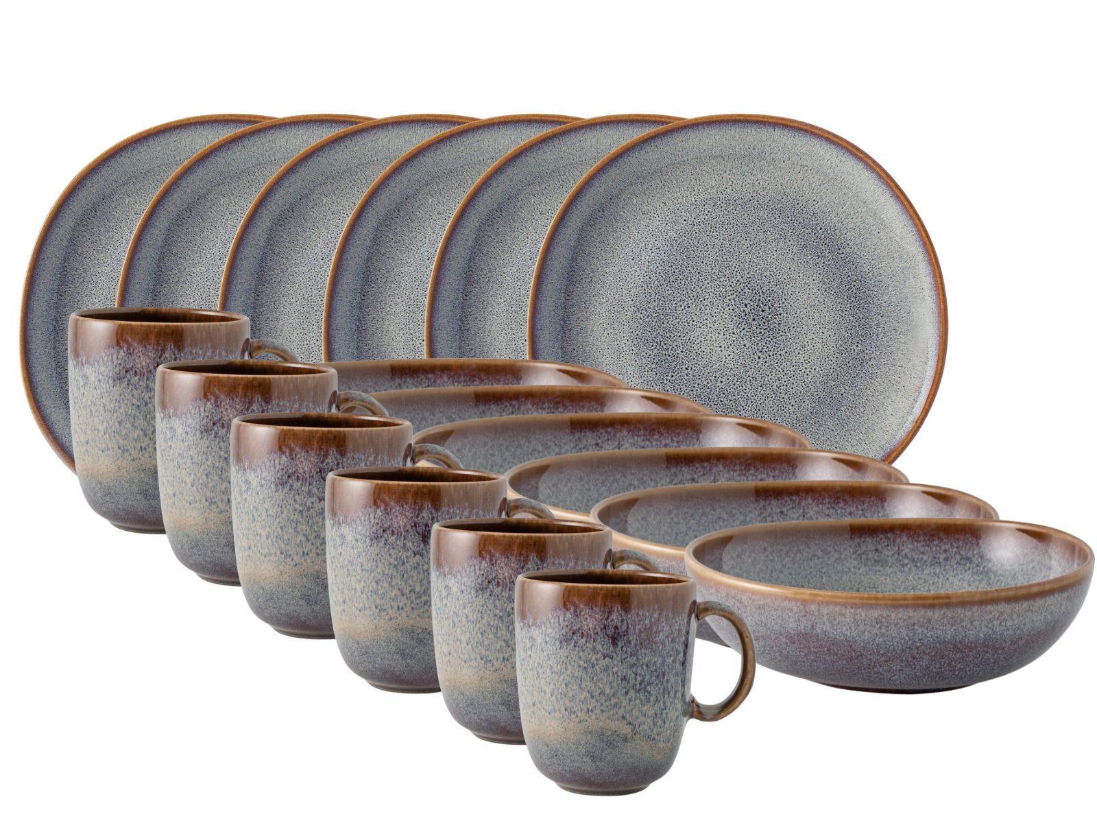 like Villeroy & Boch Lave beige Frühstücksset 18tlg Freisteller