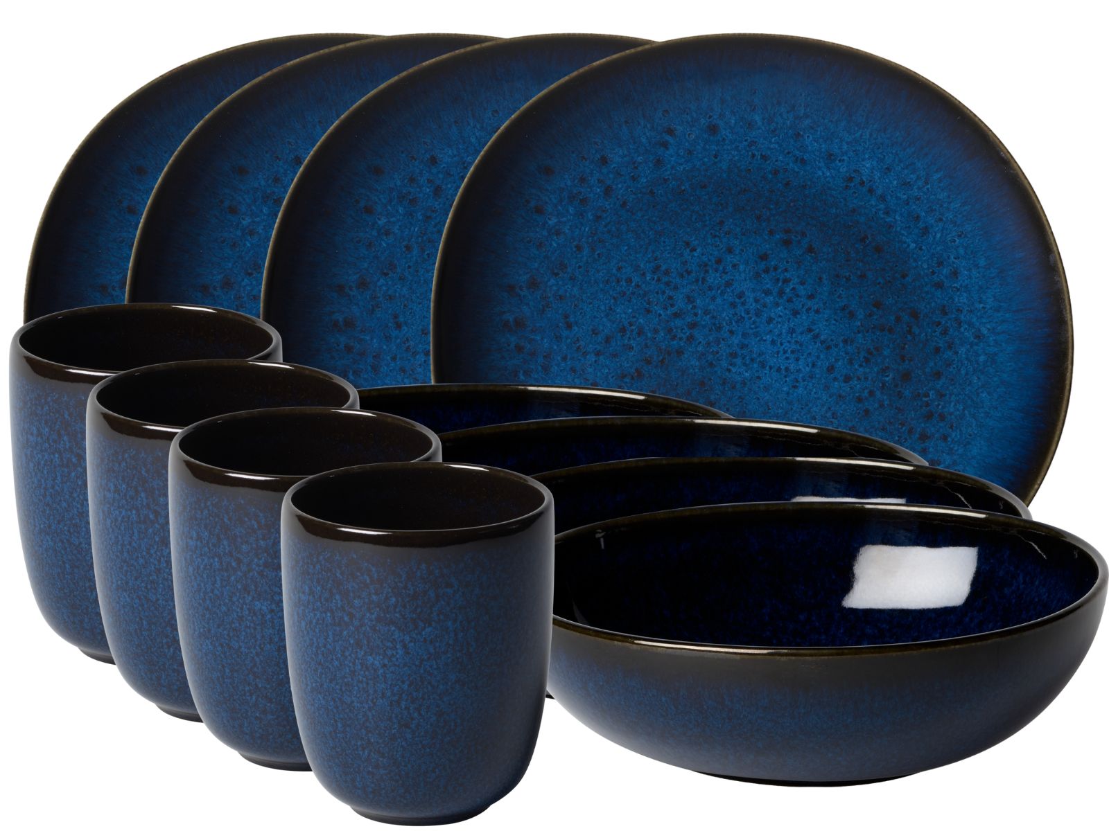 like Villeroy & Boch Lave bleu Frühstücksset 12tlg Freisteller