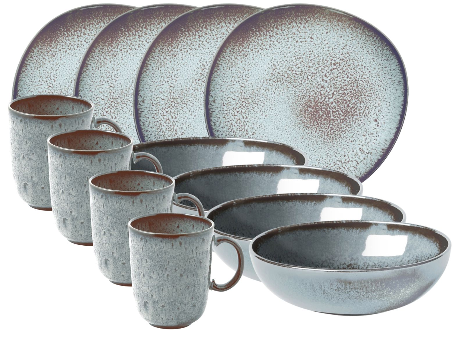 like by Villeroy & Boch Lave glace Frühstücksset 12tlg Freisteller