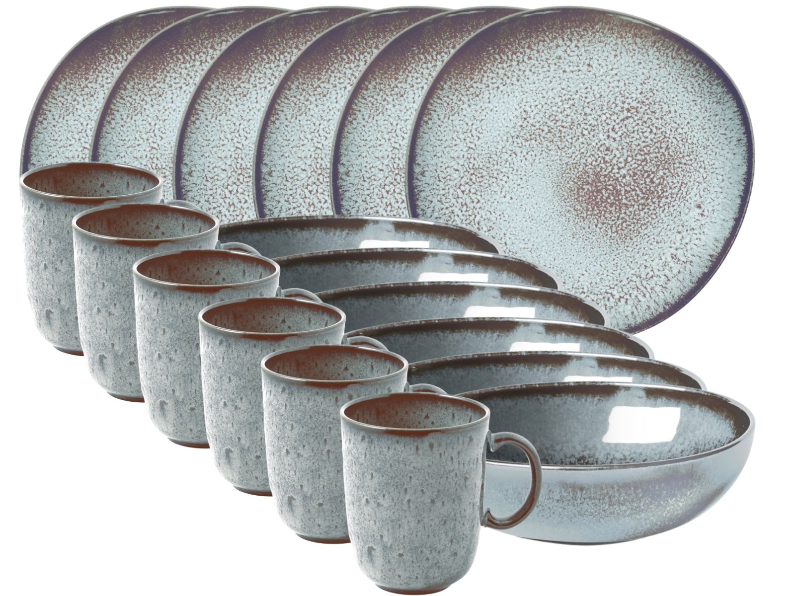 like by Villeroy & Boch Lave glace Frühstücksset 18tlg Freisteller