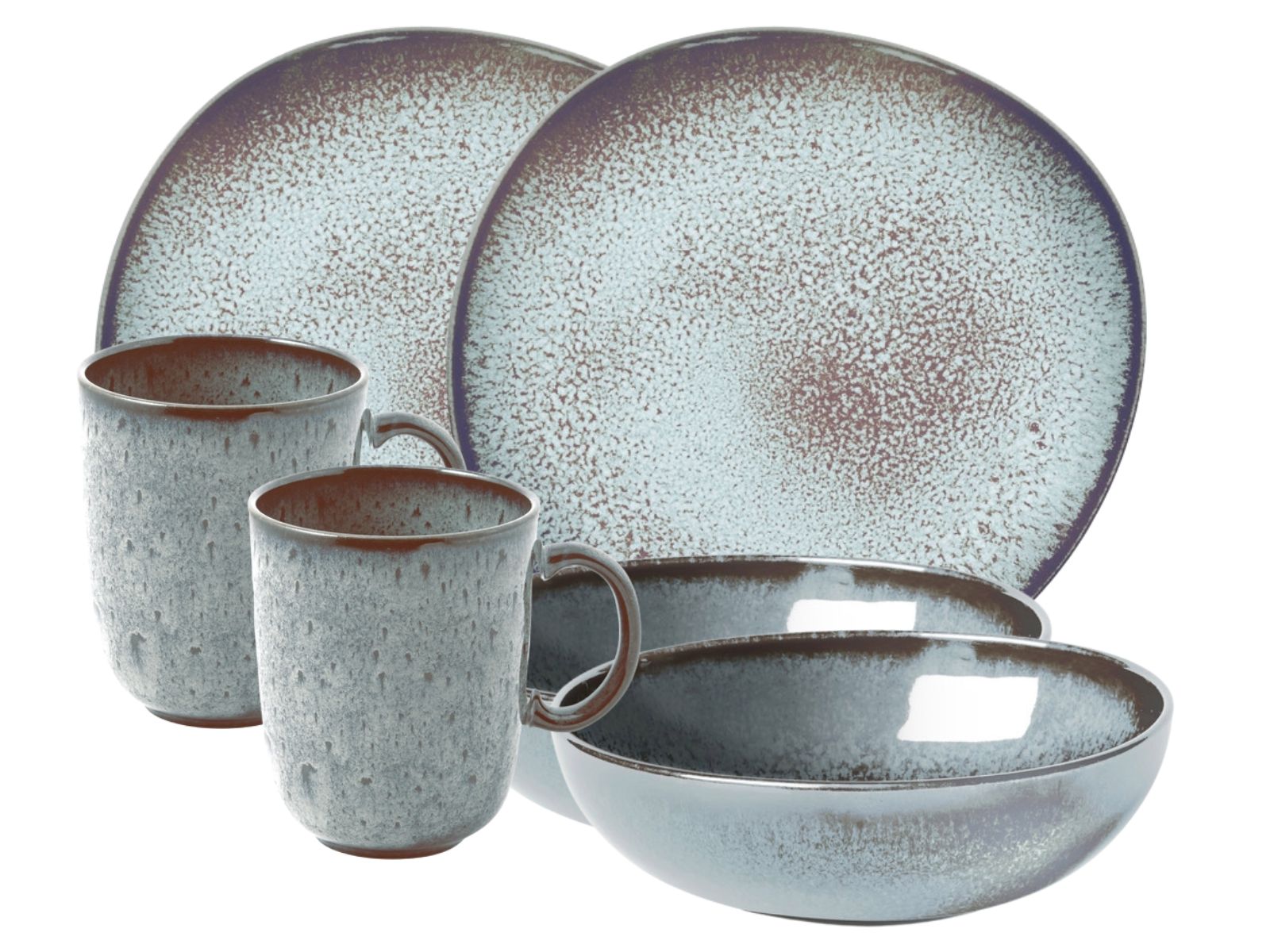 like by Villeroy & Boch Lave glace Frühstücksset 6tlg Freisteller