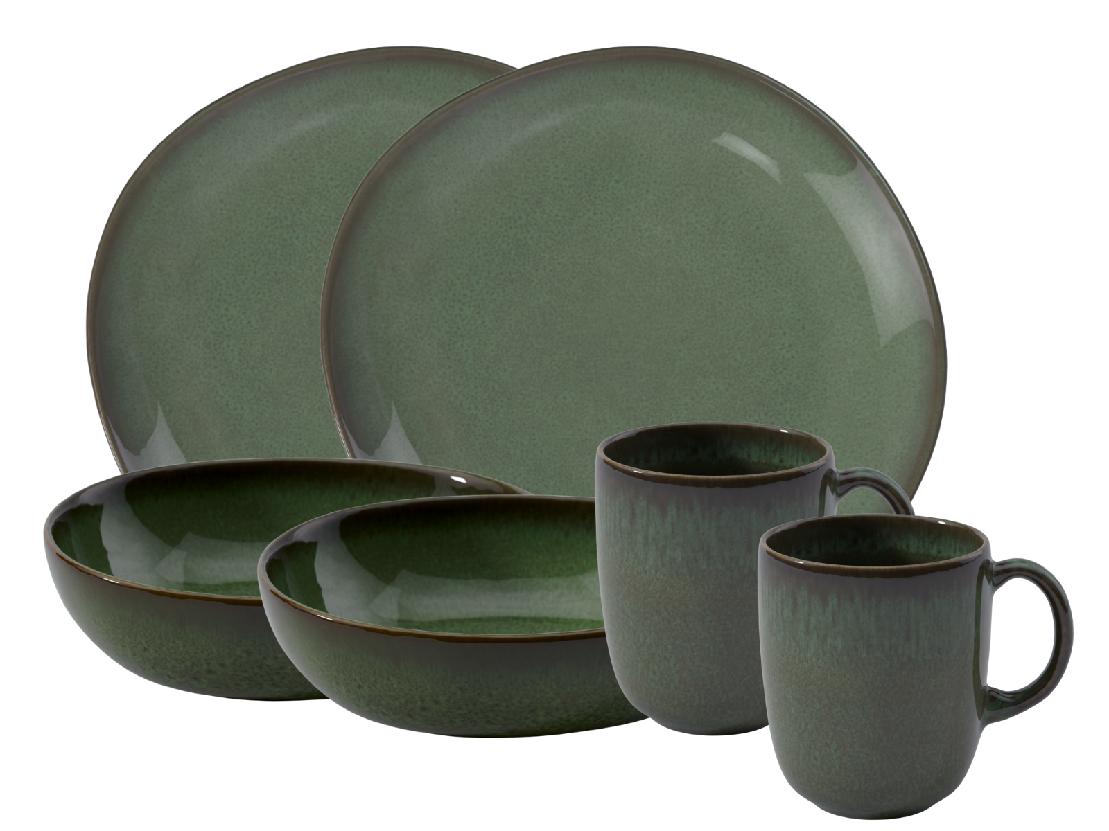 like. by Villeroy & Boch Lave vert Frühstücksset 6tlg Freisteller