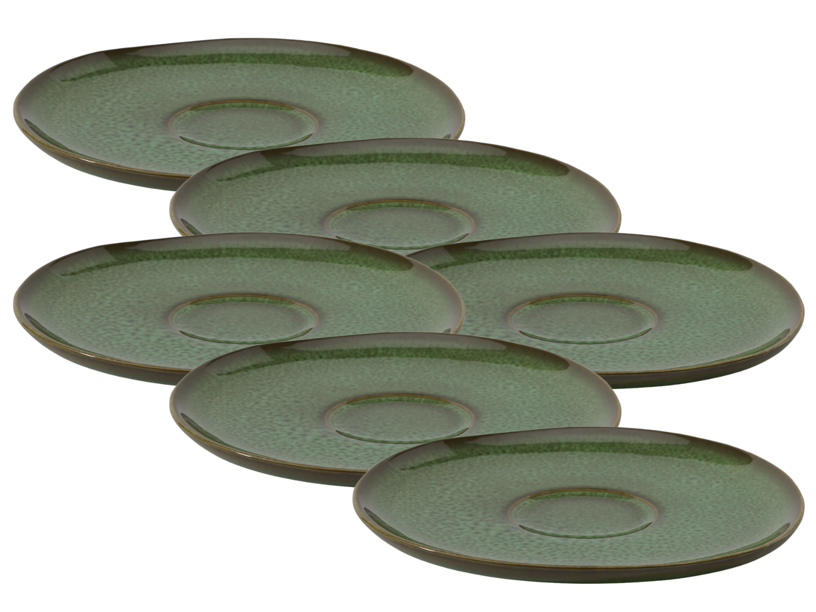 like Villeroy & Boch Lave vert Kaffee-Untertasse 15cm Set6 Freisteller