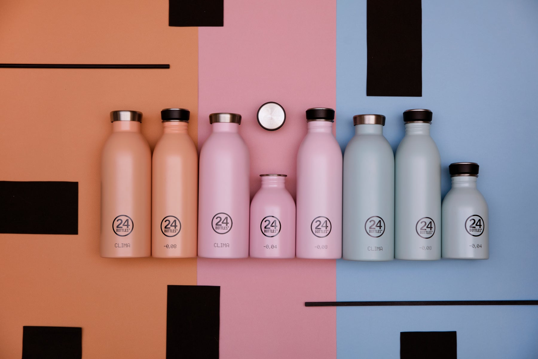 24Bottles Clima Bottle Stone Dusty Pink 850ml Lifestyle 1