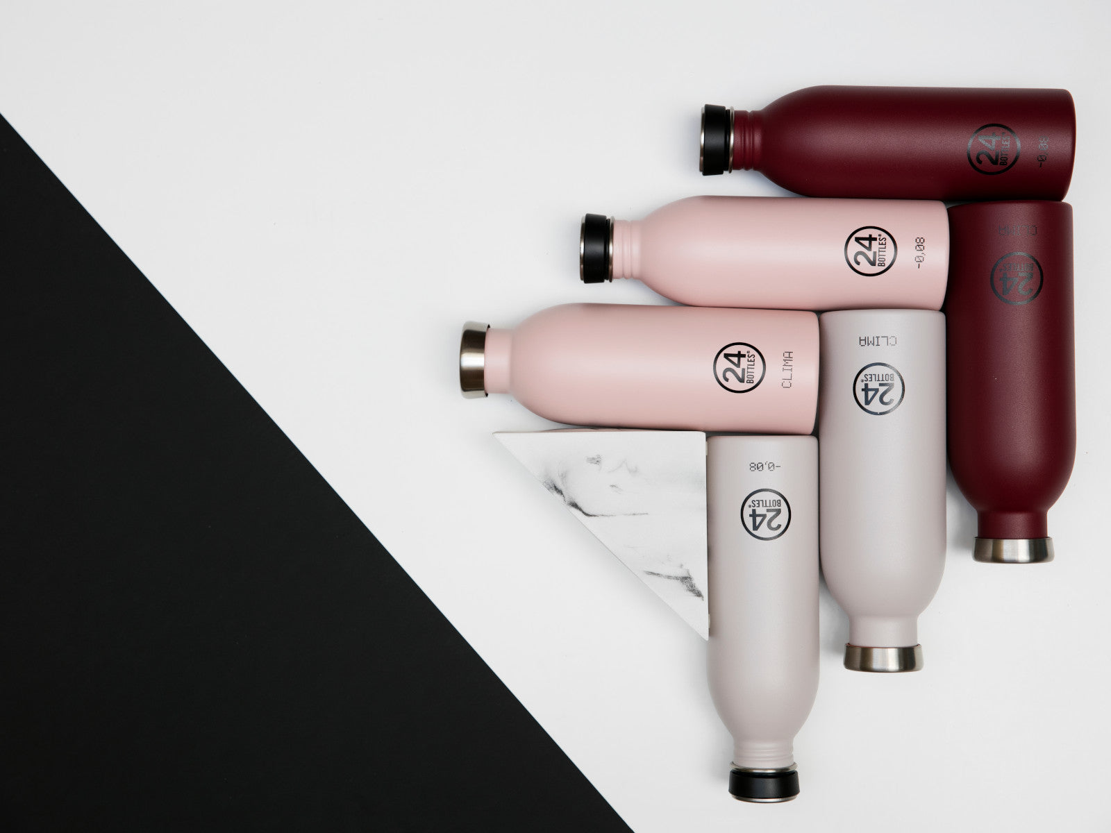 24Bottles Clima Bottle Stone Dusty Pink 850ml Lifestyle 2
