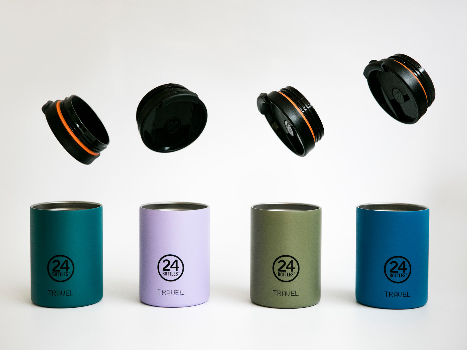 24Bottles Travel Tumbler Stone Dusty Pink 350ml Lifestyle 2