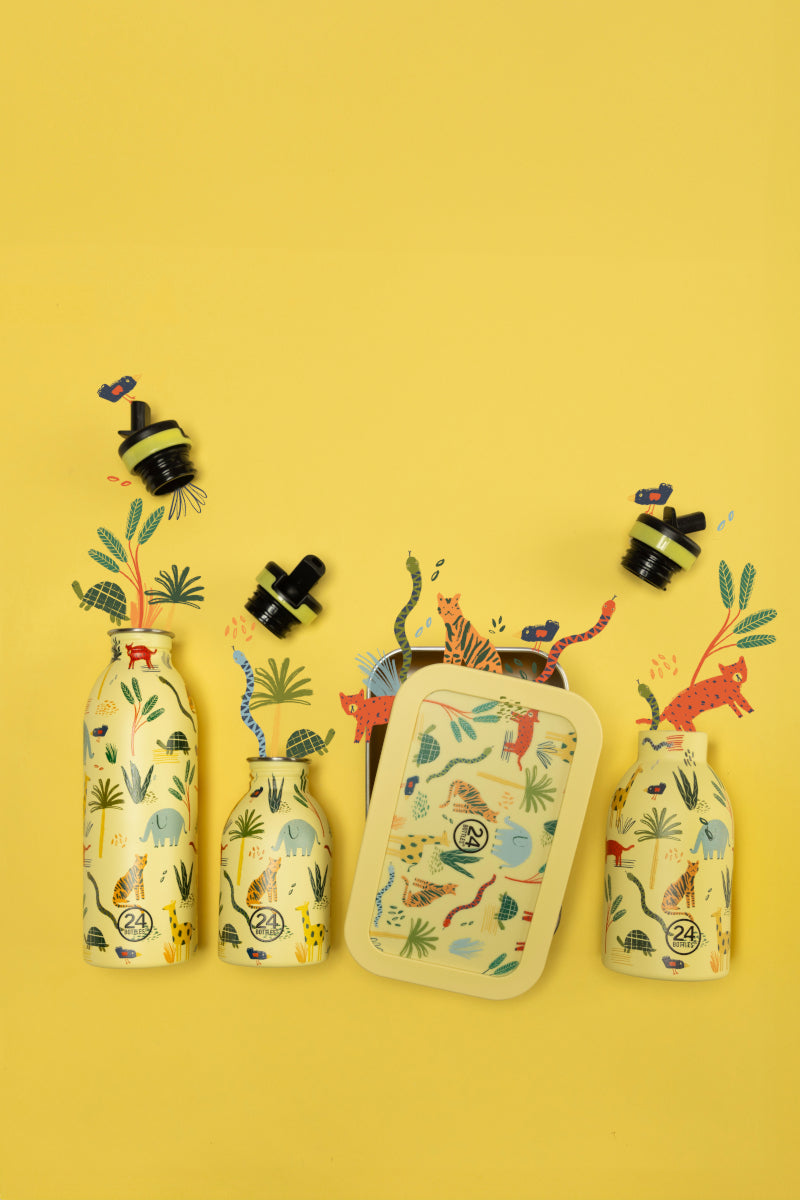 24Bottles Kids Urban Bottle Jungle Friends 500ml Lifestyle 3