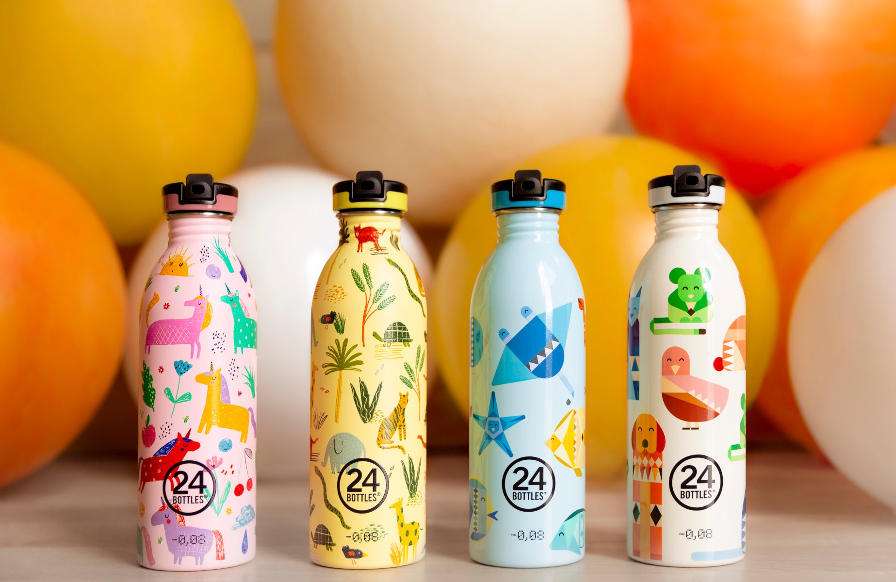 24Bottles Kids Urban Bottle Jungle Friends 500ml Lifestyle 2