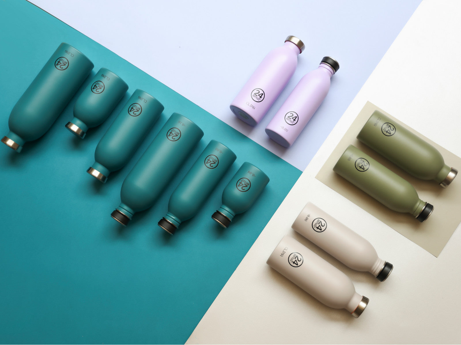 24Bottles Clima Bottle Stone Erica 500ml Lifestyle 1