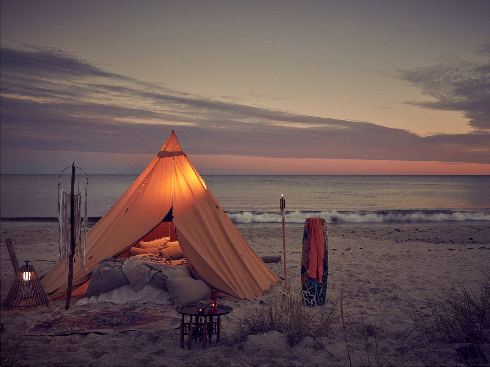 Lovely Linen Lovely Tischdecke vanilla 145x250cm Lifestyle 3