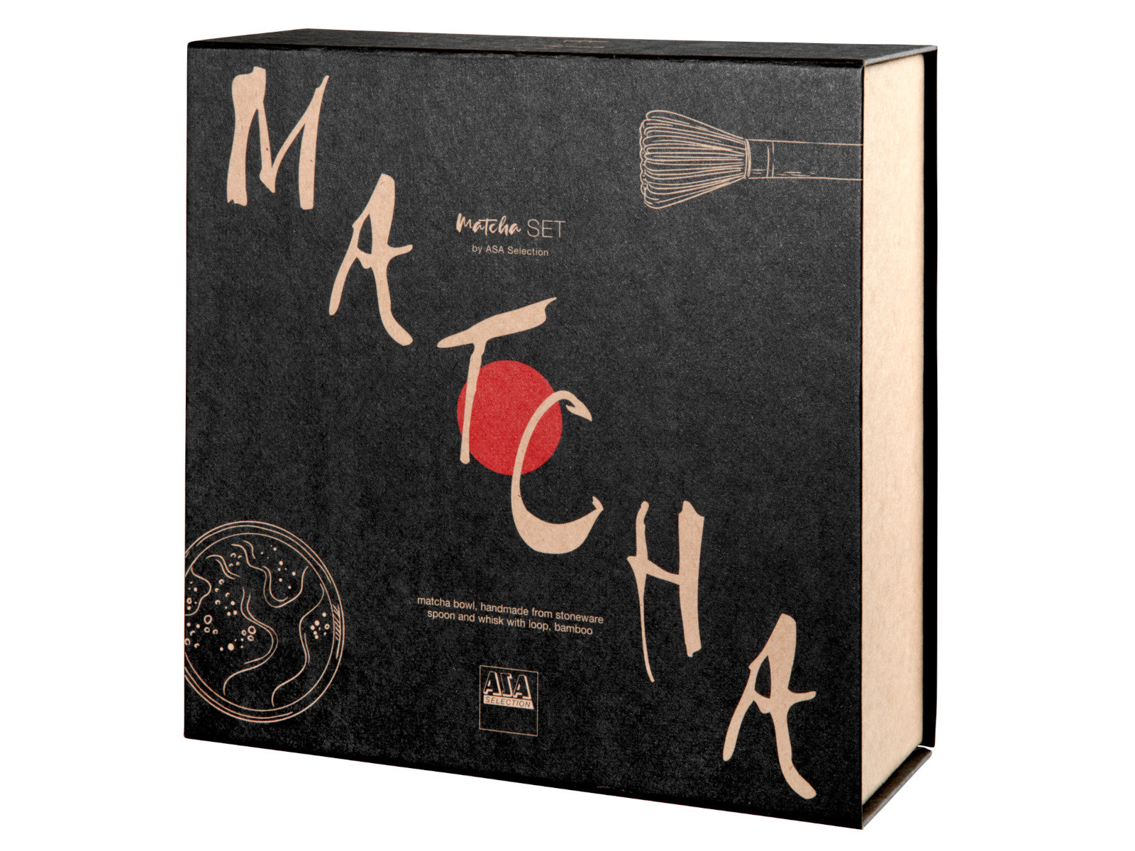 ASA moribana Matcha-Set matsu shiny 3tlg Freisteller 5