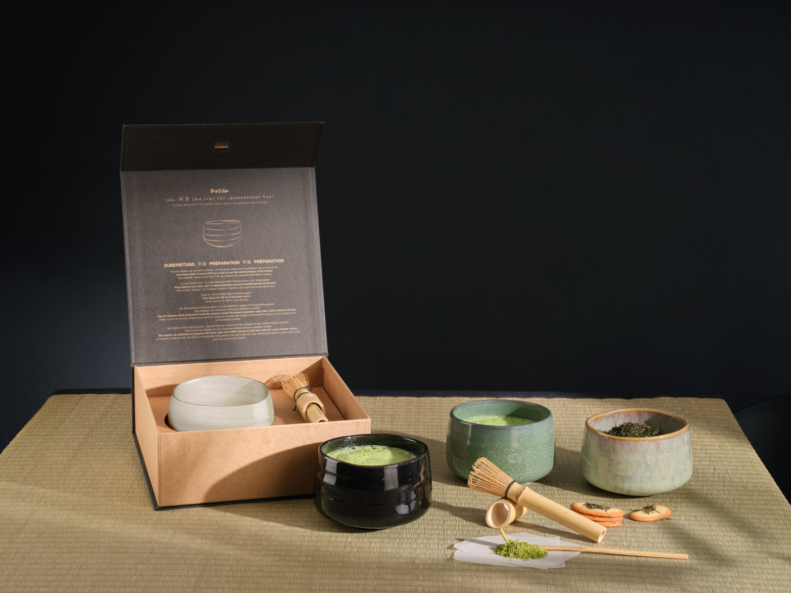 ASA moribana Matcha-Set kombu shiny 3tlg Lifestyle 1