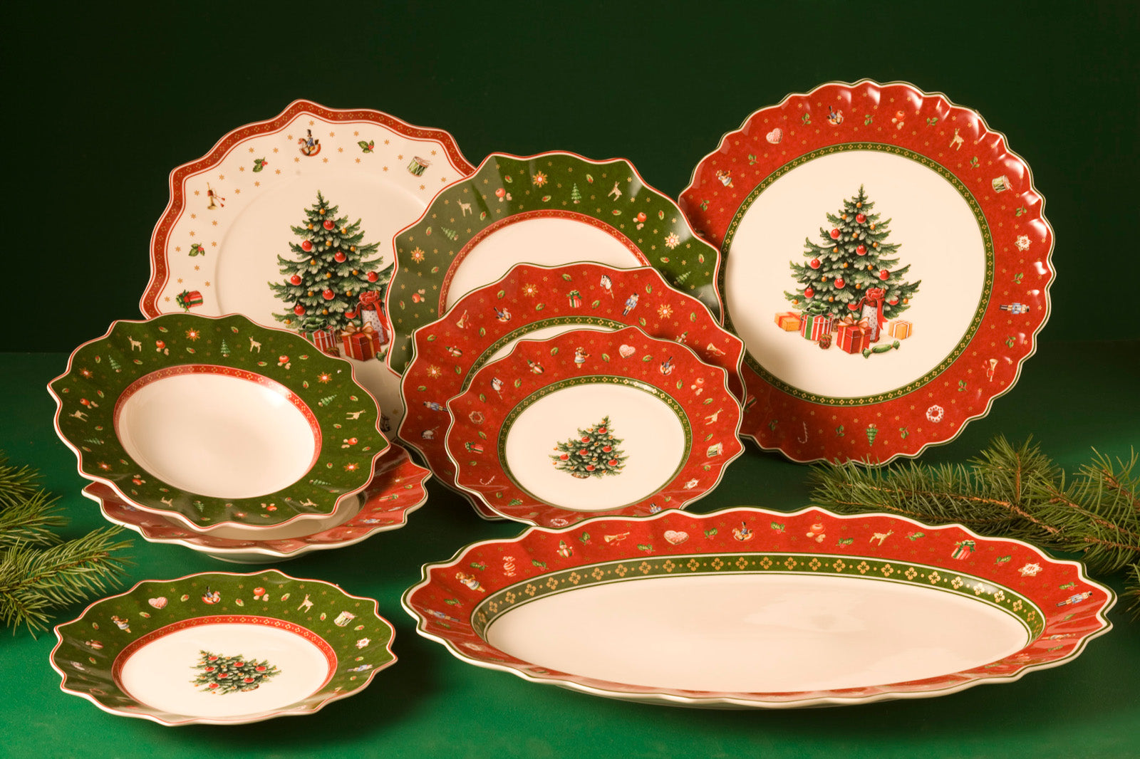 Villeroy & Boch Toy's Delight Speiseteller grün 29 cm Lifestyle 1