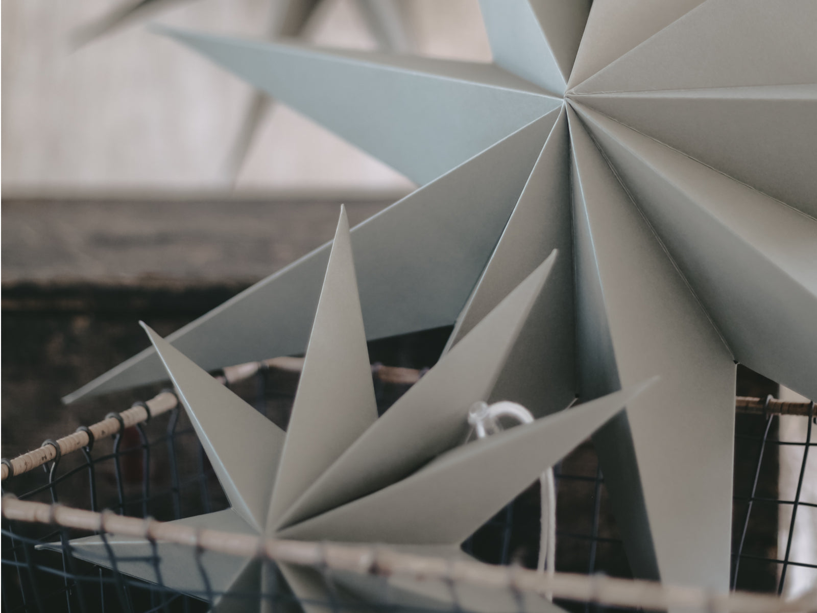 Eulenschnitt Papiersterne grau Set3 Lifestyle 4