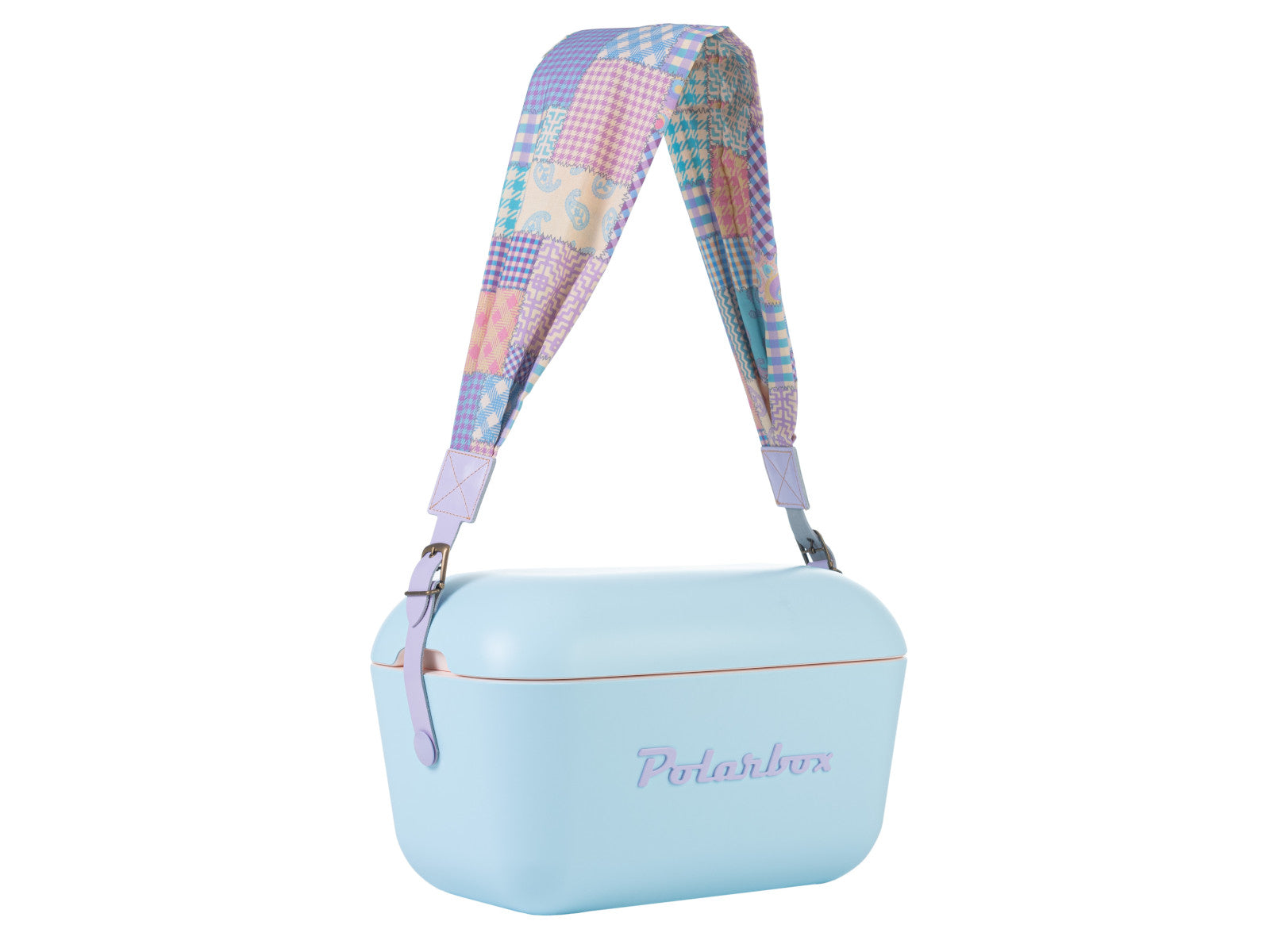 Polarbox Prinkstyle Strap Patchwork Lilac 91cm Freisteller 2
