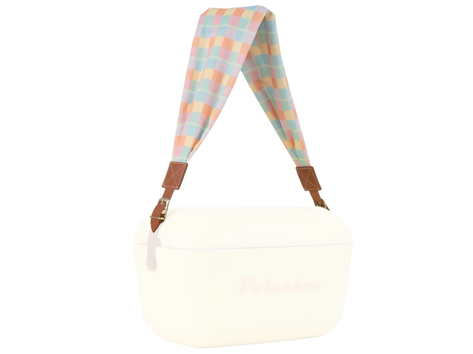 Polarbox straps vichy pop braun Freisteller 1