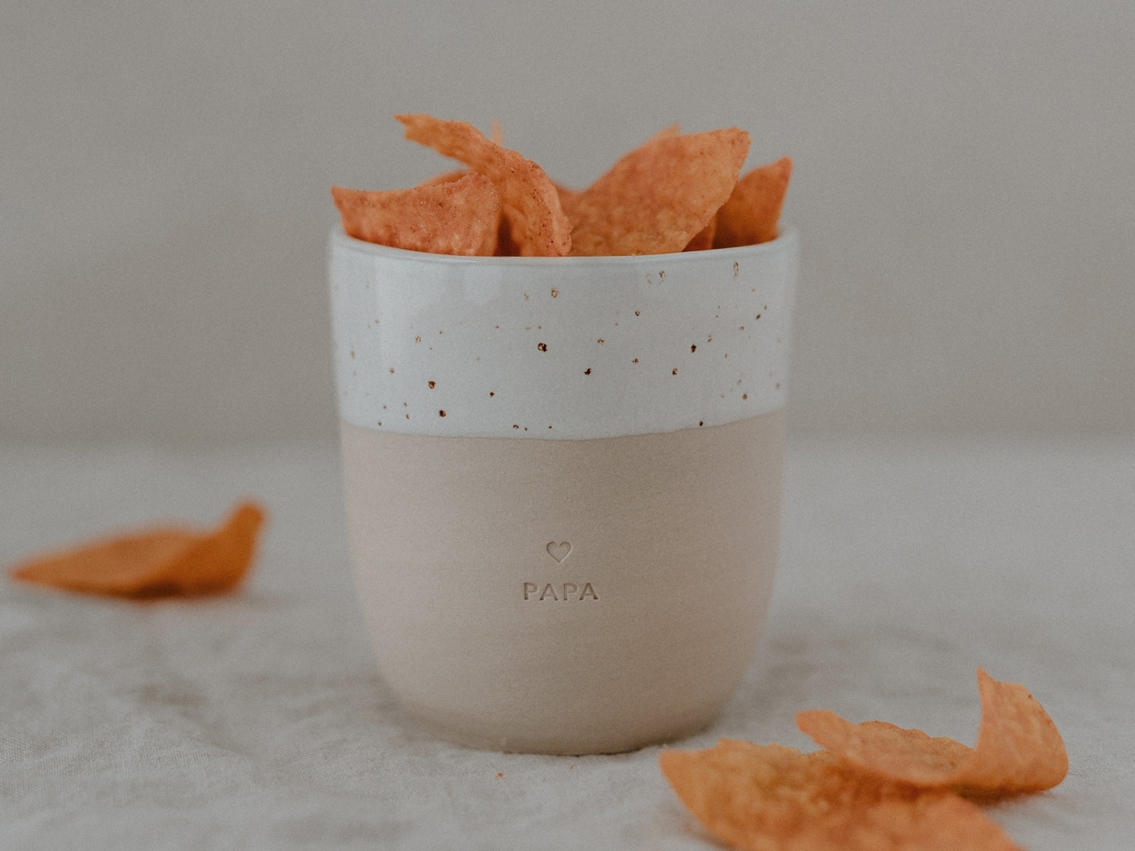 Eulenschnitt Becher Papa beige 0,32l - Produktbild 8