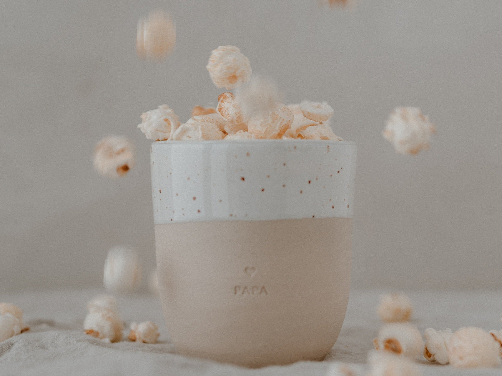 Eulenschnitt Becher Papa beige 0,32l - Produktbild 4