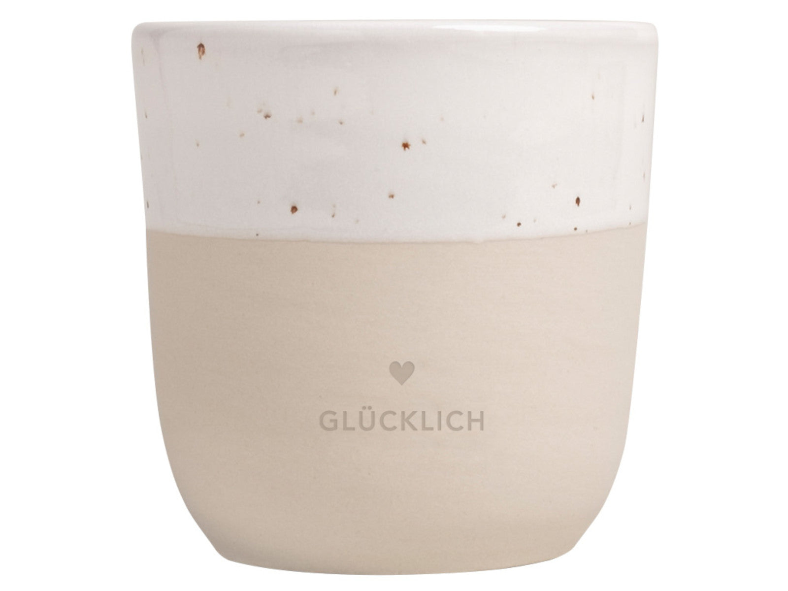 Eulenschnitt Becher Glücklich 320ml Freisteller 1