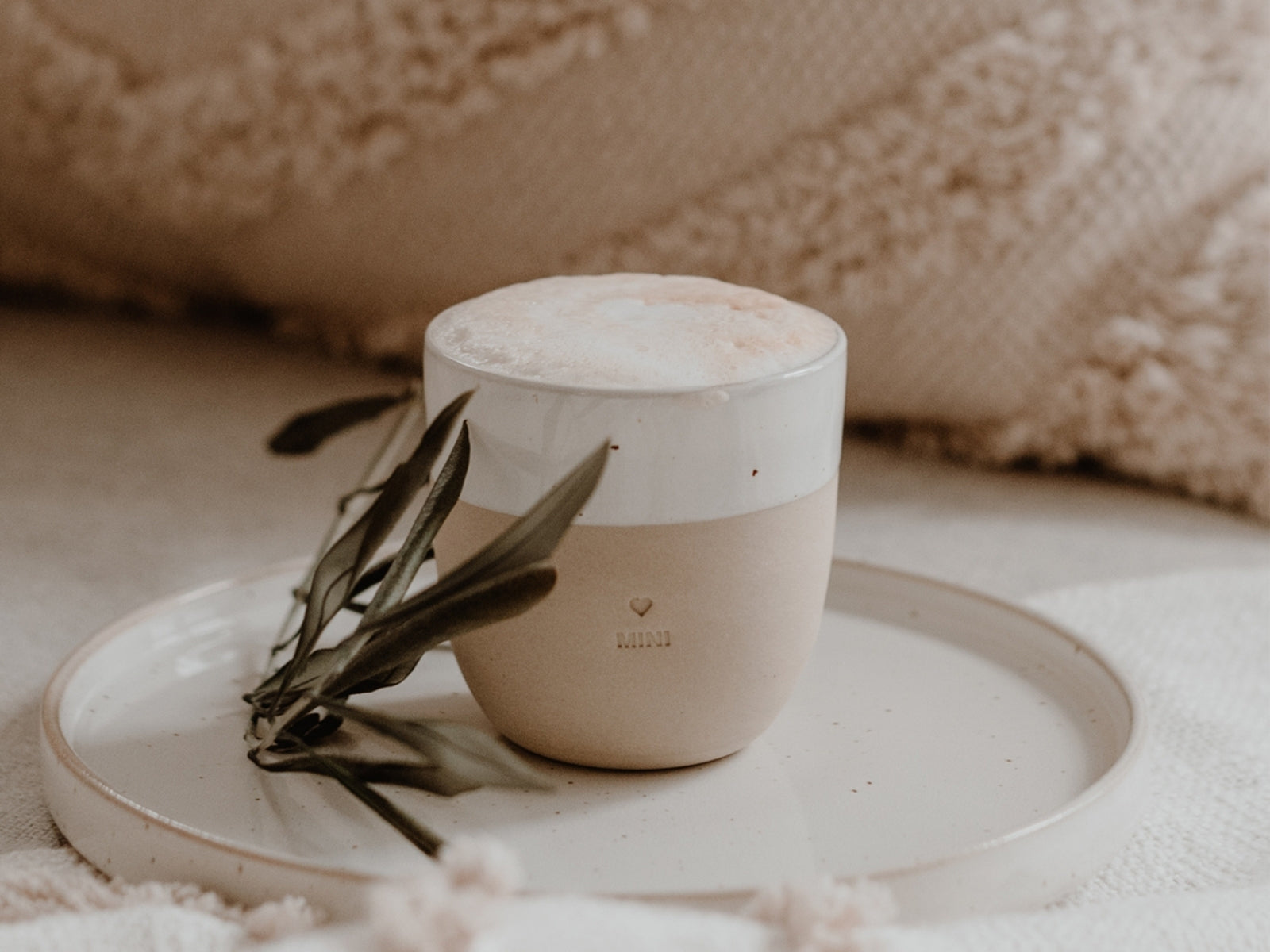 Eulenschnitt kleiner Becher Mini beige 0,2l - Produktbild 3