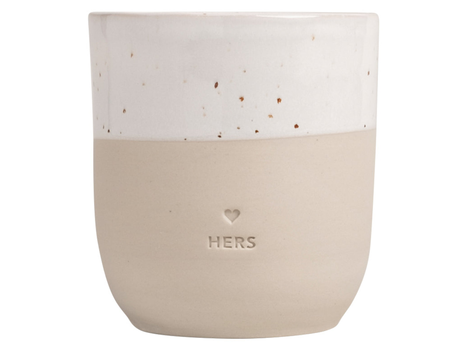 Eulenschnitt Becher Hers beige 0,32l Freisteller 1