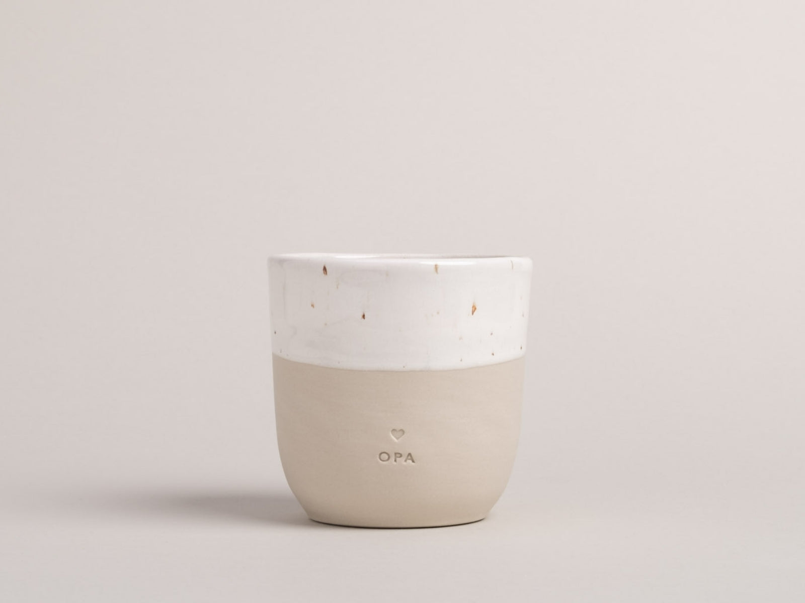 Eulenschnitt Becher Opa beige 0,32l - Produktbild 3