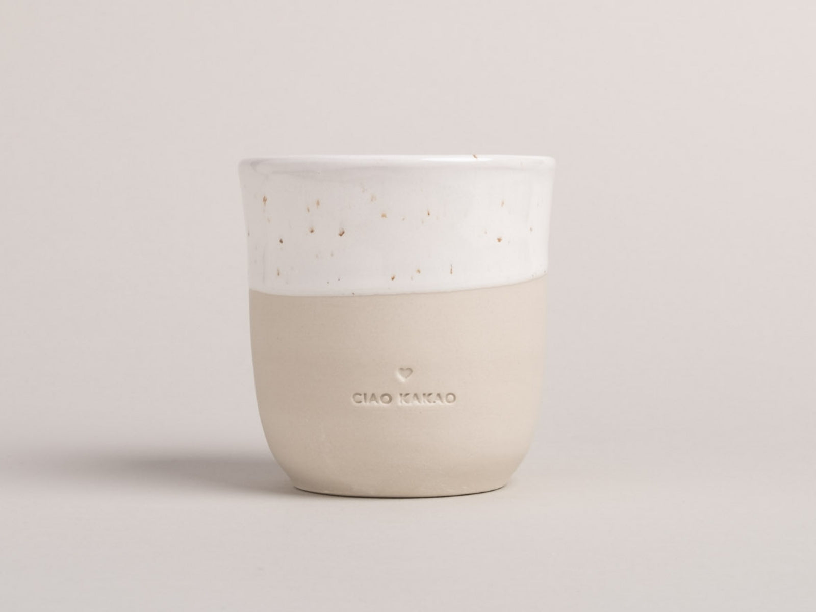 Eulenschnitt Becher Ciao Kakao beige 0,32l - Produktbild 4