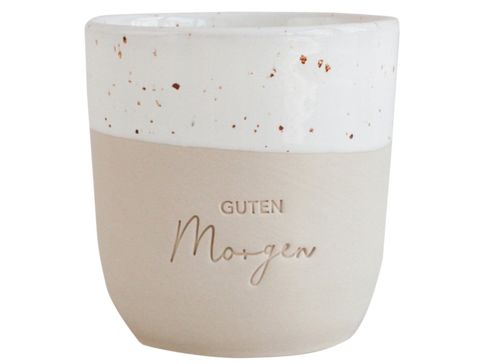 Eulenschnitt Becher Guten Morgen 320ml Freisteller 1