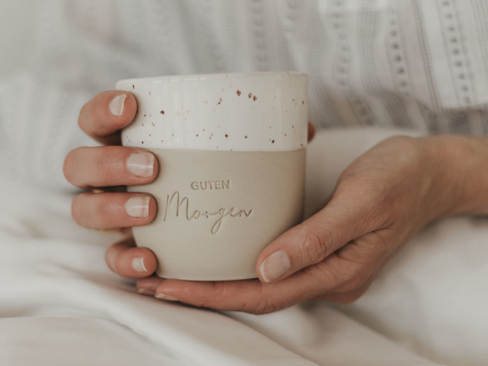 Eulenschnitt Becher Guten Morgen 320ml Lifestyle 1